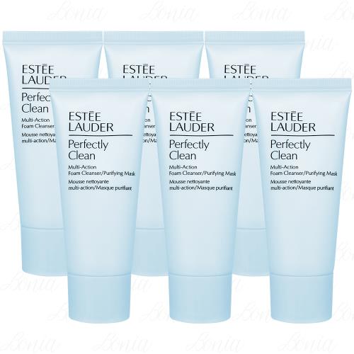 ESTEE LAUDER 雅詩蘭黛 細緻煥采雙效淨化潔面乳(30ml)*6