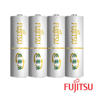 【日本Fujitsu富士通】AA 3號低自放電充電電池組(3號4入)