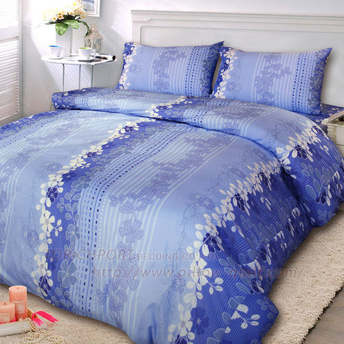 【Victoria】典雅藍 防蟎單人床包+枕套二件組