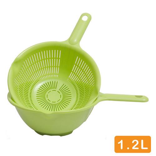 日本製造 附把洗物籃組 (顏色隨機出貨) SAN-D5422