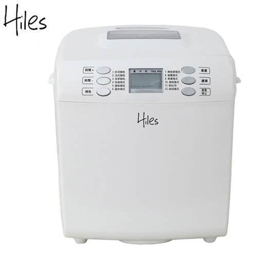 【Hiles】DC直流變頻省電全自動製麵包機(HE-1182)送隔熱手套1個及食品料理秤