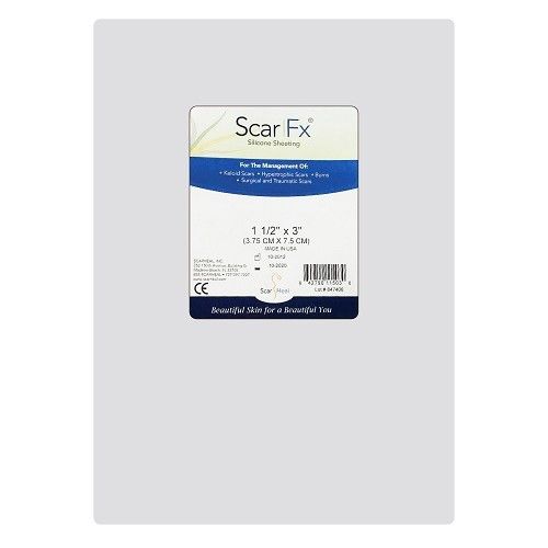 Scar Fx® 施舒雅疤痕護理矽膠片 1.5＂x 3＂ ( 3.75cmx7.5cm ) - 未滅菌