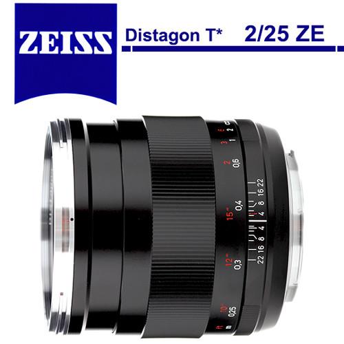 蔡司 Carl Zeiss Distagon T* 225 ZE 廣角定焦鏡頭(公司貨)For Canon