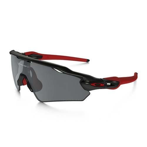 【OAKLEY】RADAR EV 太陽眼鏡- 附硬盒鼻墊 登山 自行車 黑紅