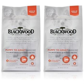 Blackwood 柏萊富 無榖全齡低敏挑嘴(鮭魚+碗豆) 狗飼料 5磅*2包