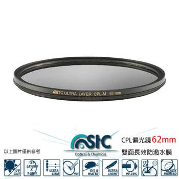 STC CIR-PL FILTER 環形 偏光鏡(CPL 62mm)