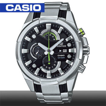 【CASIO 卡西歐 EDIFICE 系列】日系三眼多層次錶盤賽車錶(EFR-540D)