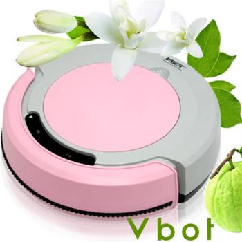 Vbot 智慧型複合香氛掃地機器人(掃+擦+吸)公主機(粉紅)-網