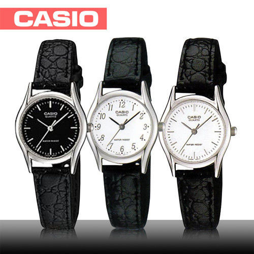 【CASIO 卡西歐】送禮首選-簡約造型氣質皮革淑女錶(LTP-1094E)