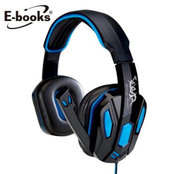 E-books S42 電競頭戴耳機麥克風-網