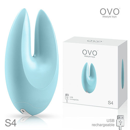 德國OVO S4 東尼 7段變頻 多功能 陰蒂乳頭 按摩器 充電式 藍