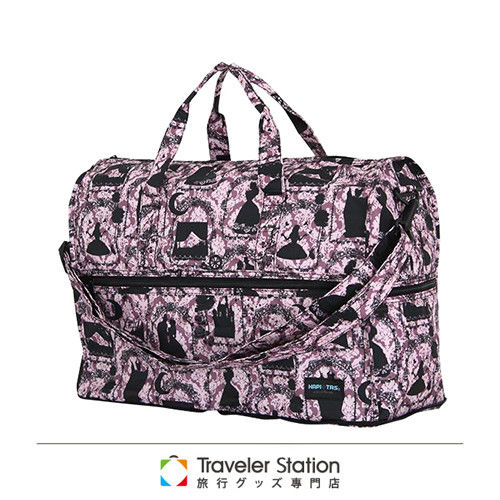 《Traveler Station》HAPI+TAS 摺疊圓形旅行袋(小)新款-173睡美人紫