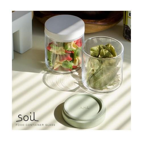 日本 soil 圓形玻璃食材罐 (共三色)-行動