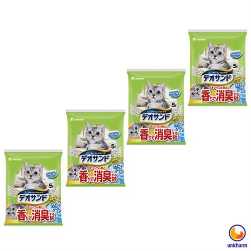 【Unicharm】日本消臭大師 消臭礦砂 肥皂香 5L X 4包入