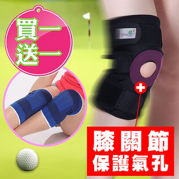 【JS嚴選】外銷歐美可調式三線專業護膝(送透氣護膝B)-網