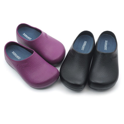 【cher美鞋】│餐飲業愛用超防滑款│機能環保鞋 (黑 紫2色)966-85