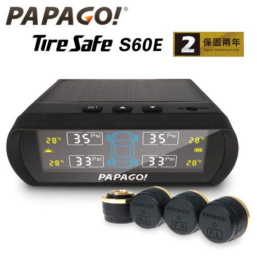 PAPAGO ! TireSafe S60E無線太陽能胎外式胎壓偵測器