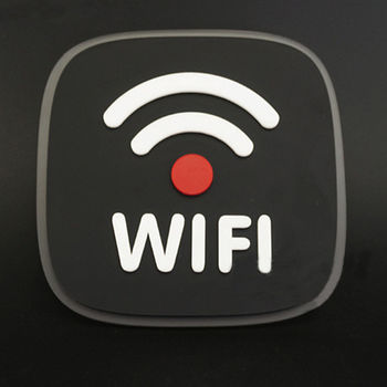 PUSH! 居家生活用品wifi紅點無線網路覆蓋標識牌I10
