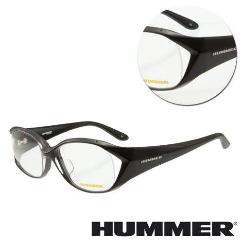 【HUMMER】大粗框黑色光學眼鏡(H2-1008-C1)