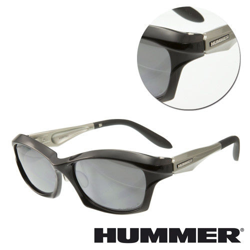 【HUMMER】粗框銀色太陽墨鏡(VORTEC-902-SI)