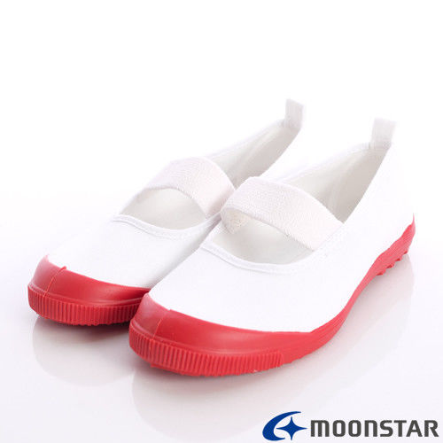 日本月星頂級童鞋-日本進口抗菌室內鞋-MS012紅-(17cm-21cm)-行動