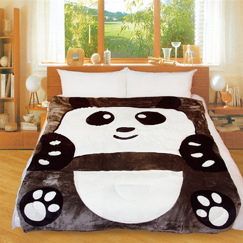 【Victoria】動物造型毯-可愛熊貓