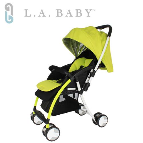 美國 L.A. Baby  超輕量雙向全罩嬰幼兒手推車 Travelight Baby Stroller (綠色)