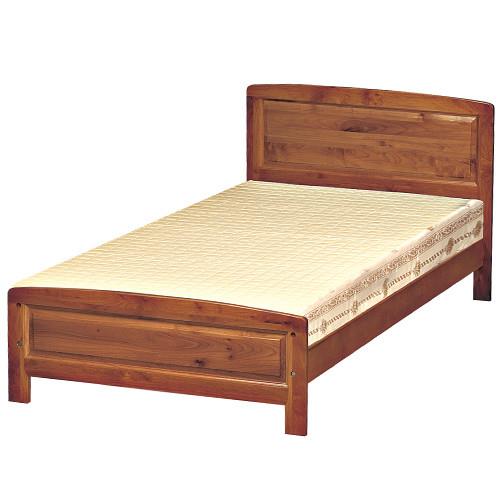 【時尚屋】[G16]樟木色3.5尺加大單人床G16-073-1不含床墊