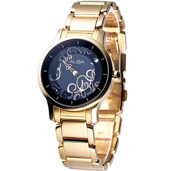 【ALBA】古典優雅氣質風腕錶-玫瑰金 (Y127-X003G/AF3064X)
