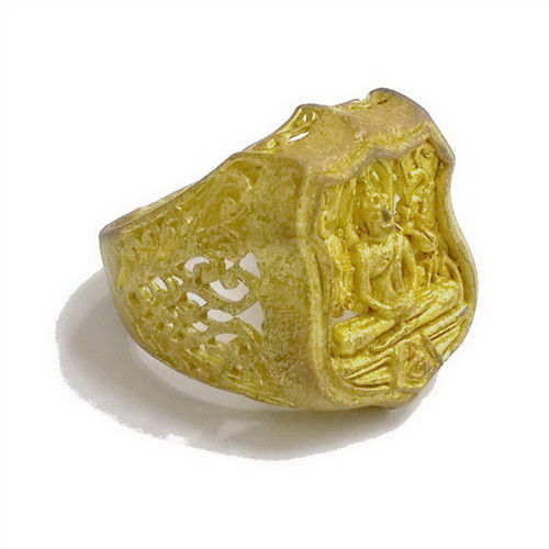 【十相自在】手工轉運銅戒指(阿彌陀佛)