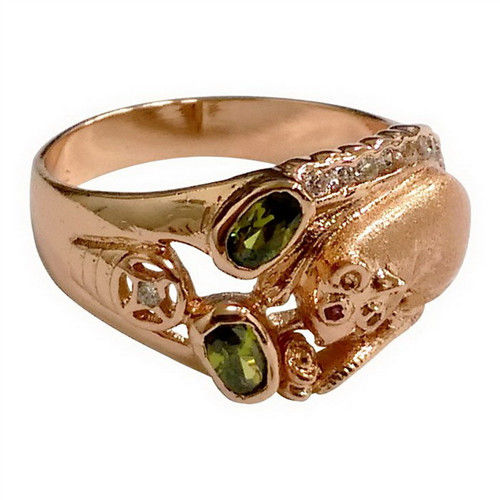 【十相自在】綠寶戒指(四季招財鼠)