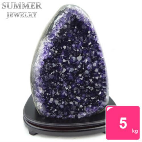 SUMMER寶石《隨機出貨》3A級烏拉圭紫水晶鎮5kg以上(頂級深紫色)