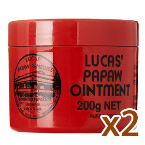 澳洲木瓜霜 Lucas Papaw Ointment 原裝進口正貨 (200g/瓶 共2入 )-行動