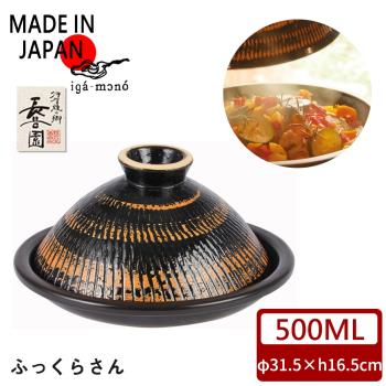 日本長谷園伊賀燒 多功能調理摩洛哥蒸燉煮鍋(大3-5人)