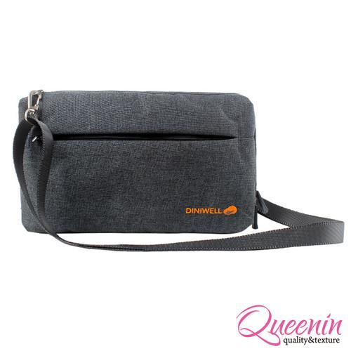 DF Queenin日韓 - 韓版多卡收納旅行側背包