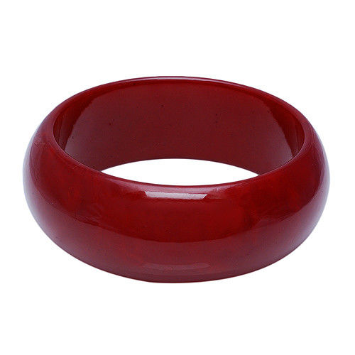 JL寬版造型蜜臘紅紅手環