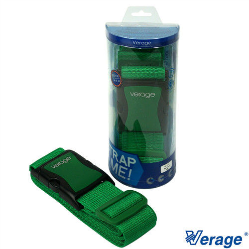 Verage~維麗杰 簡易便利旅行箱綁帶/束帶(綠)2入