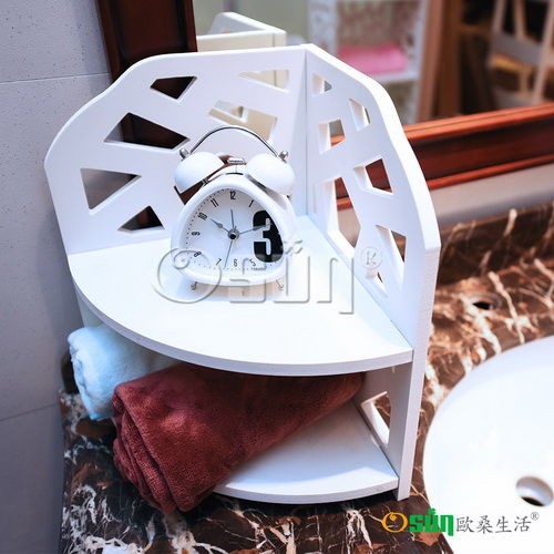 【Osun】木塑板置物架 水立方桌上型轉角架(CE-178_30ZJ)
