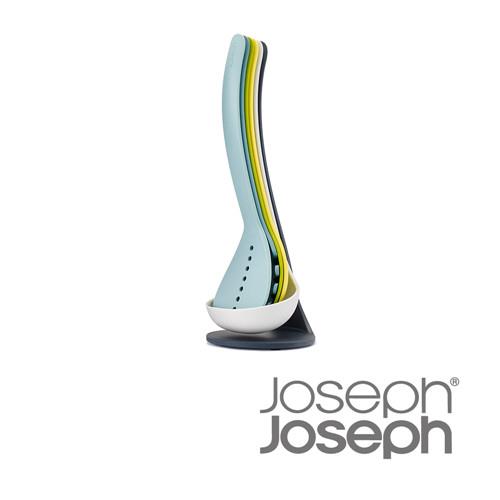 《Joseph Joseph英國創意餐廚》新自然色料理工具五件組(附架)-10140