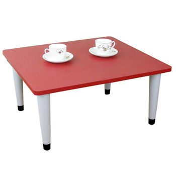 【Dr. DIY】寬60x深60/公分-和室桌/休閒桌/矮桌(喜氣紅色)三款腳座可選