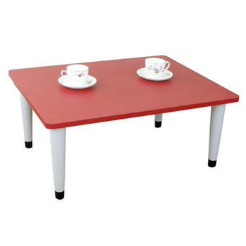 【Dr. DIY】寬80x深60/公分-和室桌/休閒桌/矮桌(喜氣紅色)三款腳座可選