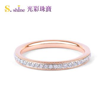 【光彩珠寶】婚戒鉑金結婚戒指 女戒 永恆之戀