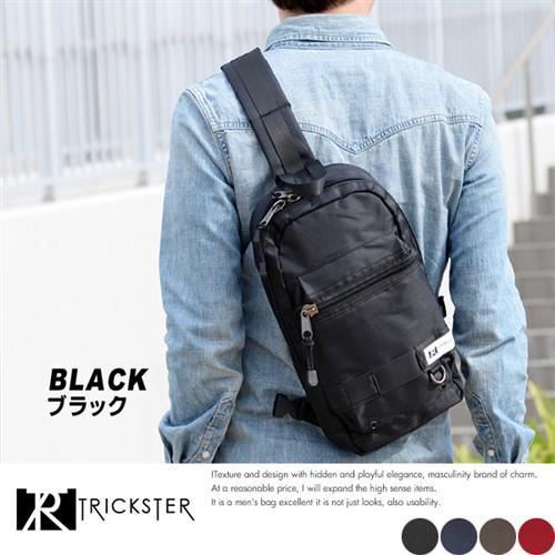 特談高PV↗【TRICKSTER】日本嚴選品牌超輕量機能6口袋單車斜背包 B5胸包 單肩後背包 iPad大小 多夾層機能包【tr002】