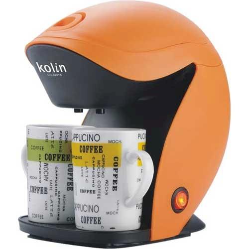 (福利品)【Kolin歌林】雙杯造型咖啡機 CO-R201B / 含兩只馬克杯 / 美式咖啡機