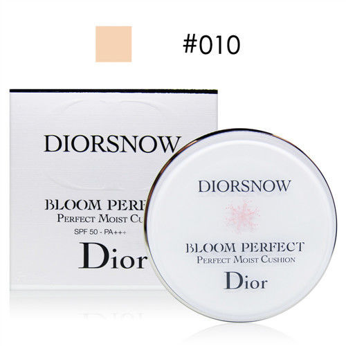Dior 迪奧 光感氣墊粉餅組 (內含粉盒x1 +粉蕊15g x2入) #010亮白色