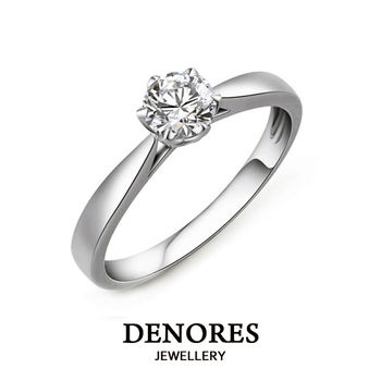 DENORES 春漾 0.30克拉超值天然美鑽戒指