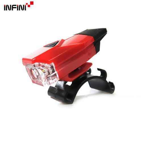 【INFINI】MINI LAVA I-261W 白光LED警示燈4模式前燈/台灣製-紅色