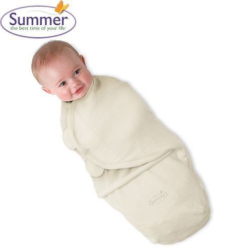 【美國Summer Infant】聰明懶人育兒包巾-刷毛絨布象牙色-行動