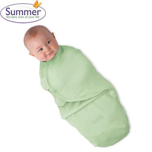 【美國Summer Infant】聰明懶人育兒包巾-刷毛絨布綠(加大)-行動