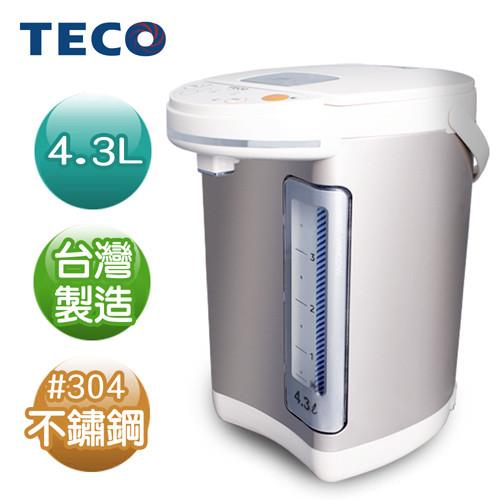【TECO東元】4.3L電熱水瓶 YD4301CB 